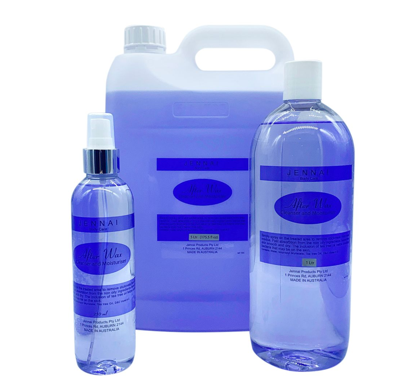 After Wax Cleanser & Moisturiser Jennai Products Salon Wholesale Supply