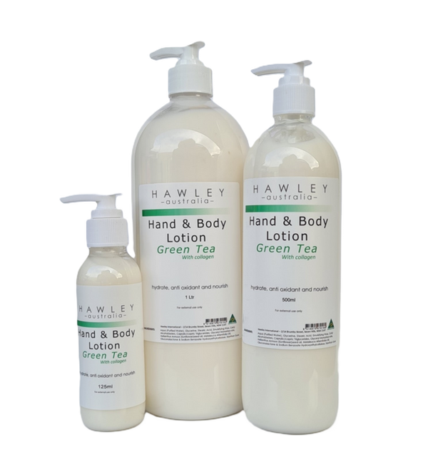 Hawley Green Tea with Collagen Hand and Body Lotion
