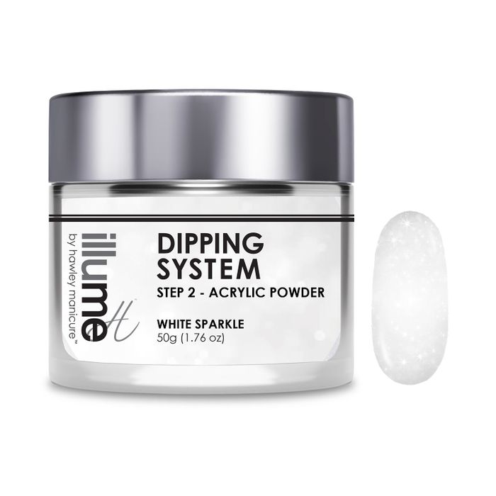 White Sparkle Dipping Powder