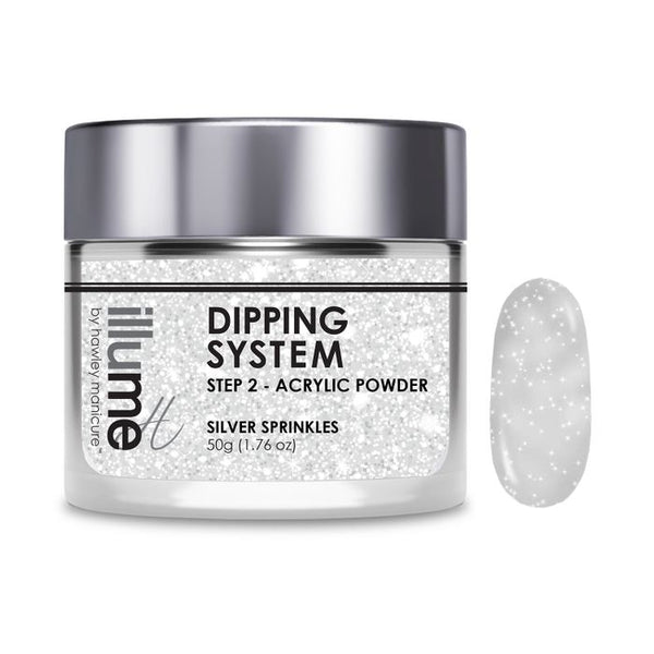 Silver Sprinkles Dipping Powder