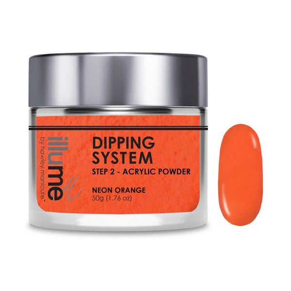 Neon Orange Dipping Powder